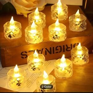 Set of LED Flameless Tealight Candles